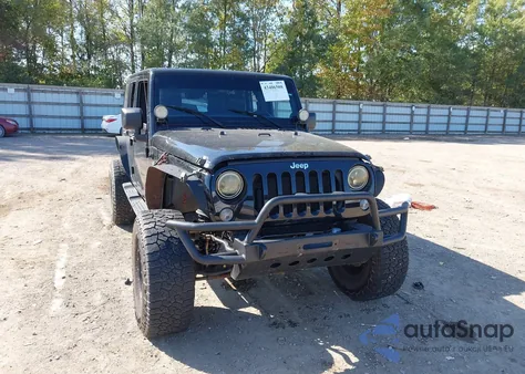 2014 Jeep Wrangler Unlimited Sahara z USA, uszkodzony, nr VIN 1C4BJWEG3EL187951